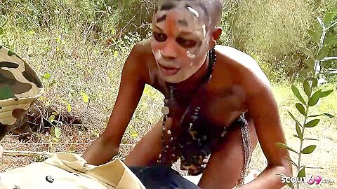 African Short Hair Ebony Teen 18+ Bianka Seduce Stranger To Fuck